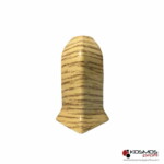 Außenecke für Sockelleiste 6009 - Dunkle Eiche