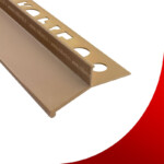 Fotografija bež balkonske okapnice AO-10.