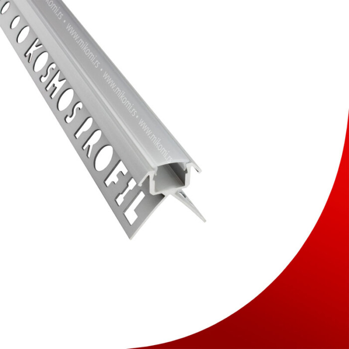 LED lajsna C-T-77-12 / Srebro mat - Slika 2