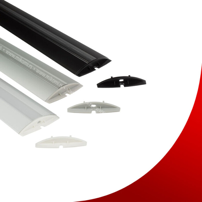 LED-Übergangsleiste F-001 / Weiß – Bild 2