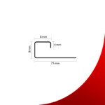 Stainless Steel Profile KVADAST-08 / Bright - Image 2