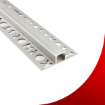 LED-Bordürenleiste T-77-10 BOR / Silber Matt