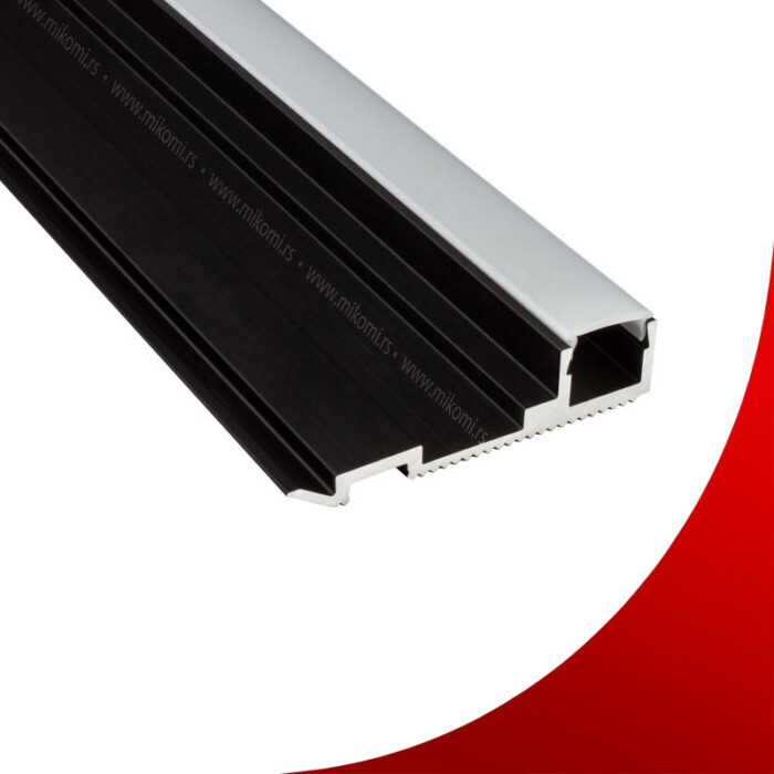 LED lajsna T-STA / CAP08 / Crna - Slika 2