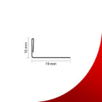 Edelstahlleiste PTANELST-10 / Matt – Bild 2