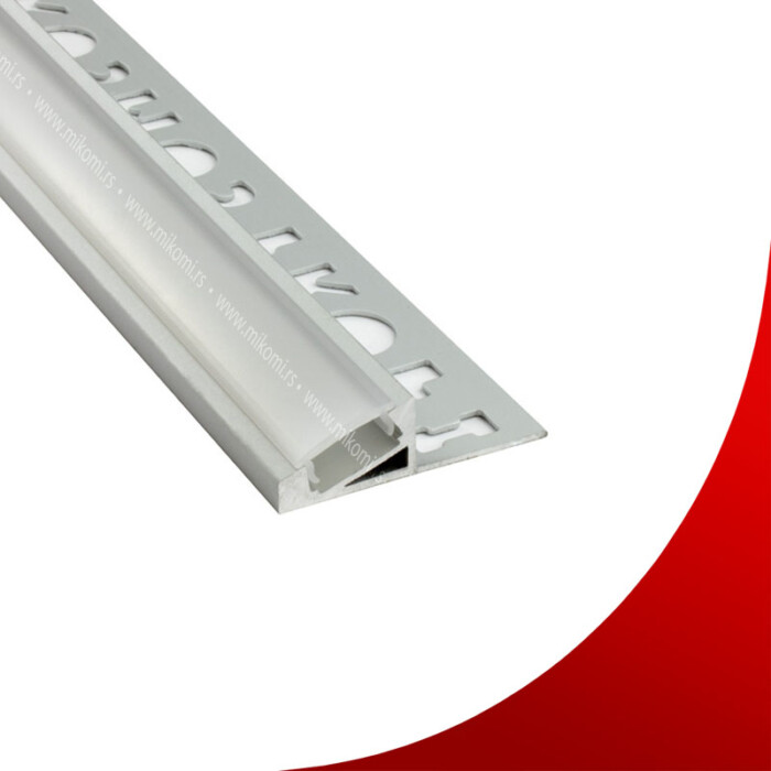 LED-Leiste T-77-10-20 / Silber Matt – Bild 2