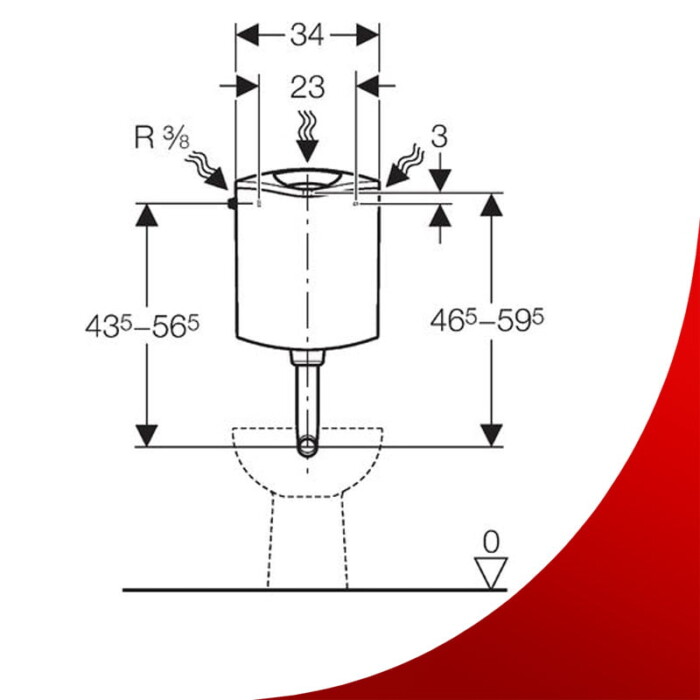 Geberit Spülkasten NM AP116 – Bild 2