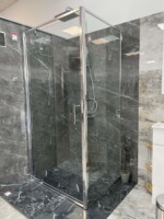 838 TUŠ KABINA 90X90 195 PROVIDNO STAKLO 6MM HROM PROFIL