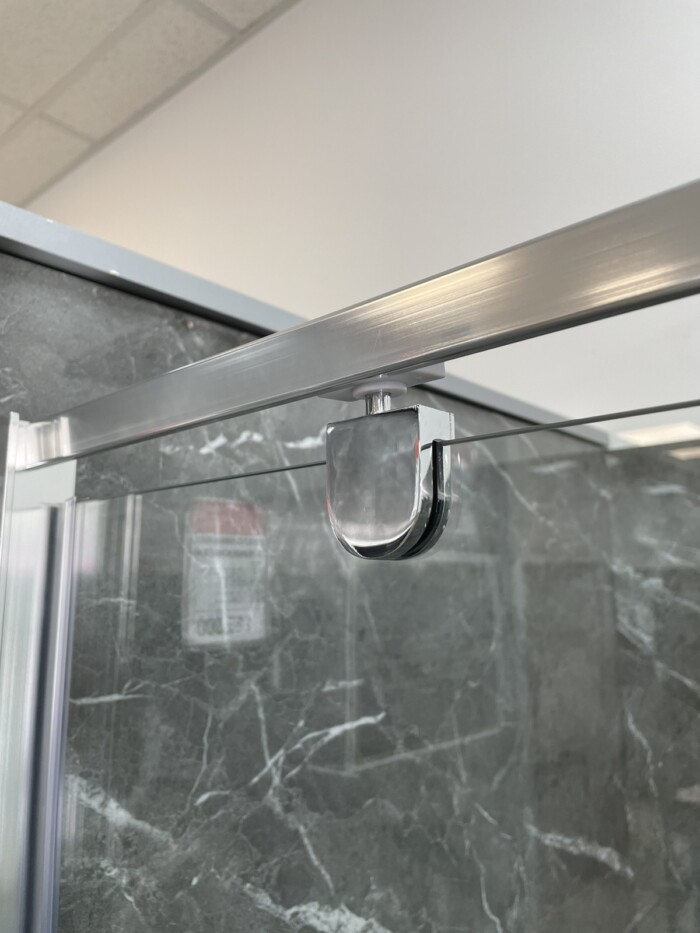 838 TUŠ KABINA 90X90 195 PROVIDNO STAKLO 6MM HROM PROFIL - Slika 3