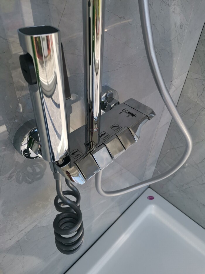 PIANO usponski tus sa baterijom DP.100 - hrom - Slika 5