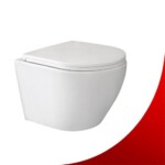 Toilet Bowl Wall-Hung 13-102 RIMLESS HIDROSAN - VIKTORIJA TF with Seat - Turbo Flush