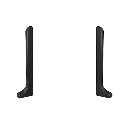 Levi/Desni čep za cokla lajsnu DC-80 (crna)- PAR Linke/Rechte Endkappe für Sockelleiste DC-80 (schwarz) – PAAR – Bild 1