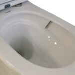 Toilet Bowl Wall-Hung 13-102 RIMLESS HIDROSAN - VIKTORIJA TF with Seat - Turbo Flush - Image 2