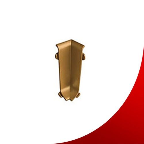 Unutrašnji ugao za cokla lajsnu DC-80 / zlato mat Innenecke für Sockelleiste DC-80 / Matt-Gold – Bild 1