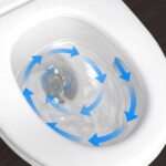 Toilet Bowl Wall-Hung 13-102 RIMLESS HIDROSAN - VIKTORIJA TF with Seat - Turbo Flush - Image 3