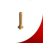 Spoljašnji ugao za cokla lajsnu DC-80 / zlato mat