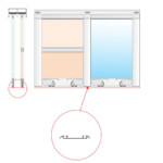 Aluminijumska donja šina  MT-2-2K-58 /srebro/ L=3m - Slika 4