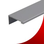 Aluminijumski rukohvat MT-7-42x20 / nadgradni / srebro /