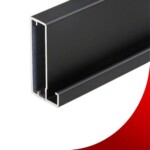 Aluminijumski ram MT-9-45x21 /crna/ L=2.7 m