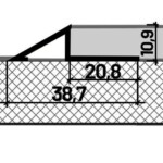Profil PR-20 / prelaz sa dva nivoa /srebro sjaj - Slika 2