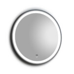 LED OGLEDALO TP053 Iron black  Fi 60