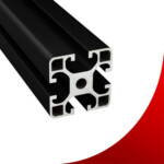 Aluminijumski profil 40×40 Clak   /CRNA/