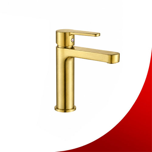 Baterija za lavabo HARMONIA - zlato bruseno KF060600BG Baterija za lavabo HARMONIA - zlato bruseno KF060600BG - Слика 1